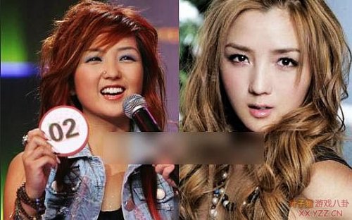 娱乐圈女明星大饼脸惊变锥子